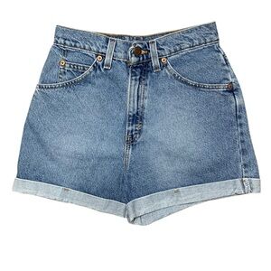 Vintage 90s Levi’s Denim High Waisted Shorts 910 Retro Casual Size 5
